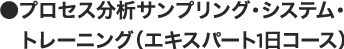 プロセス分析サンプリング・システム・トレーニング（エキスパート1日コース）